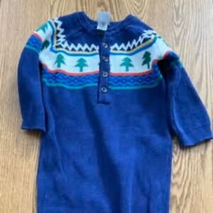 Hanna Andersson sweater romper size 90 (3T)